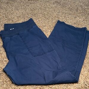 Women's Navy Koi Comfort Scrub Pants